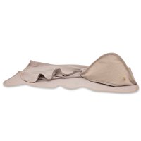 Prosop cu gluga Qmini Mocha, dimensiune 100x100 cm, din bambus si bumbac interlock - 1