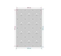 Sablon Perete vopsire, tencuiala model „Fundal”, 400 x600 mm MXSP7663 - 2