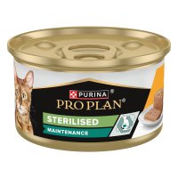 Purina Pro Plan Adult Cat Sterilised Maintenance cu pui, hrana umeda pentru pisici adulte, 85 g - 1