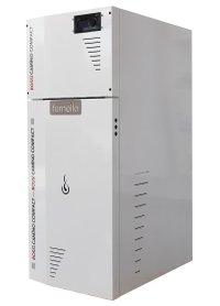 Centrala termica pe peleti Fornello Rossi Camino Compact 35 kW cu pompa de circulatie si tiraj fortat - 1