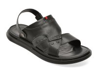 Sandale EPICA 36709 negre din piele naturala pentru barbati - 1