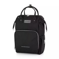 Rucsac multifunctional Petite&Mars JACK pentru mamici, 11 compartimente, buzunare termice, saltea de infasat, 30 x 42 x 15 cm, Black - 1