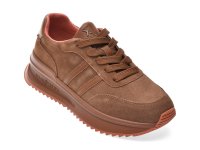 Pantofi sport GRYXX maro din piele intoarsa, model 187082 - 1