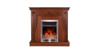 Semineu electric Napoli nuc & Galileo silver, Art Flame, 1035x1100x300 mm, 2000W - 4
