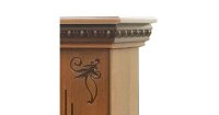 Semineu electric Napoli nuc & Galileo silver, Art Flame, 1035x1100x300 mm, 2000W - 1