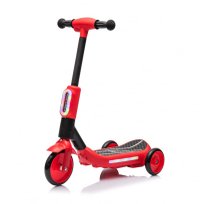 Trotineta electrica cu aburi si lumini pentru copii, cu 3 roti, stabila, Kinderauto Aquamist, 30W, 6V 4.5Ah, rosie - 1