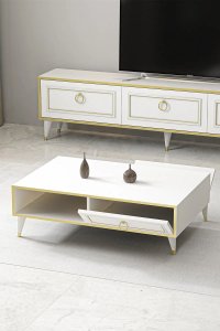 Masa cafea cu spatii depozitare Elegance Homs 90 x 60 cm - 1