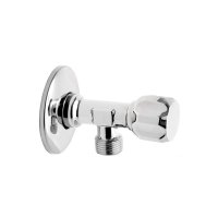 Robinet coltar pentru apa cromat 1/2 x 3/4 inch - 1