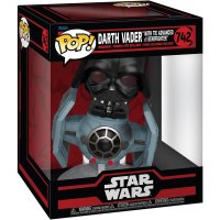Figurina Funko POP Rides DLX SWD - TIE Advanced x1 cu Vader - 2
