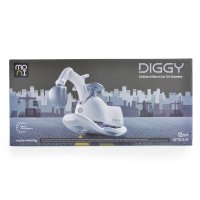 Excavator fara pedale Moni Diggy Grey tranformabil 4in1 cu Cupa mobila,Baza detasabila si transformare in balansoar,Olita incorporata,Sezut confortabil,Efecte muzicale si lumini,Recomandat de la 12luni,Greutate admisa 25kg - 4