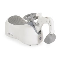 Excavator fara pedale Moni Diggy Grey tranformabil 4in1 cu Cupa mobila,Baza detasabila si transformare in balansoar,Olita incorporata,Sezut confortabil,Efecte muzicale si lumini,Recomandat de la 12luni,Greutate admisa 25kg - 5