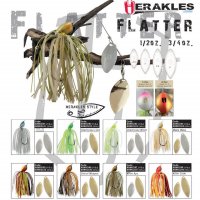 Spinnerbait Herakles Flatter, Chartreuse/Lime, 21g - 1