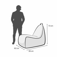 Fotoliu Puf Updecoreg Chill XL Squares Warm - 5