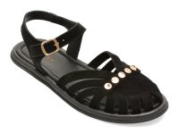 Sandale GRYXX negre, 203M903, din piele intoarsa - 1