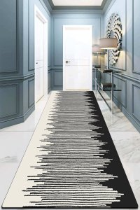 Covor de hol, Conceptum Hypnose, multicolor, 80x300 cm, 100% poliester, antiderapant, lavabil la masina, 908CHL2641 - 1