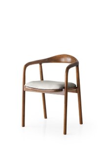 Scaun elegant gri deschis PA, dimensiuni 52x51x77 cm - 1