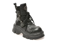 Bocanci negri GRYXX 2622 din piele naturala - 1