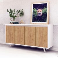 Consola Nossa Oak-Alb - 1