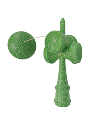 Kendama profesionala, Bila din lemn si  cu 4 cupe, Design Unic  + Sticker pentru telefon, 101KD - 7