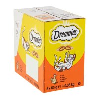 DREAMIES Pui pentru Pisici - Punguță Recompense 60g - 9