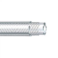 Furtun Alimentar din PVC cu Insertie Textila, 4 x 10 mm, 30 bar, Rola 100 m - 1