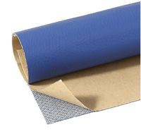 UB Sul autoadeziv din piele ecologica albastra, cu textura, 0.75 x 2.5 m - 1