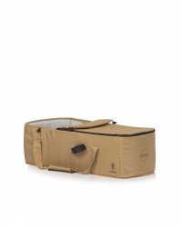 Cosulet port bebe tip landou Euro Cart Doblo CarryMe, cu intaritura, manere pentru transport, cu husa de picioruse si capotina, dimensiune 72 x 30 x 21 cm, Camel - 2
