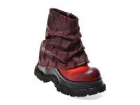 Ghete GRYXX 61215 rosii din piele naturala pentru femei - 1