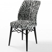 Scaun living tapitat Valentina ZebraHoms - 1