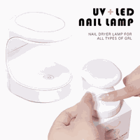 Mini Lampa 16w Pentru Uscarea Tipsurilor Reutilizabile- Alb - LL-9W - 1