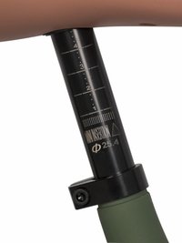 Bicicleta de echilibru pentru copii, fara pedale, pliabila, cu scaunelul si ghidonul reglabile pe inaltime, cu roti din cauciuc de 12 inch, Colibro Ciao Forest Green - 3