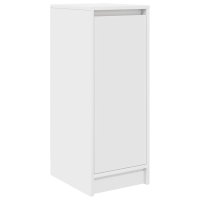 Dulap pentru incaltaminte alb din lemn prelucrat - 29,5x34x76 cm - 1