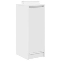 Dulap pentru incaltaminte alb din lemn prelucrat - 29,5x34x76 cm - 4