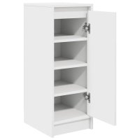 Dulap pentru incaltaminte alb din lemn prelucrat - 29,5x34x76 cm - 5