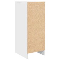 Dulap pentru incaltaminte alb din lemn prelucrat - 29,5x34x76 cm - 8