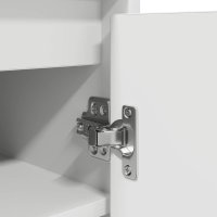 Dulap pentru incaltaminte alb din lemn prelucrat - 29,5x34x76 cm - 11