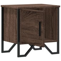 Set Noptiere Stejar Maro, 2 Buc., 40x30x40 cm, Lemn Prelucrat - 6