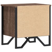 Set Noptiere Stejar Maro, 2 Buc., 40x30x40 cm, Lemn Prelucrat - 8