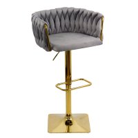 Scaun bar gri ABS 118P cu design elegant si confort optim - 1