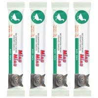 MIAU MIAU Creamy Snacks, Rață, recompense fără cereale pisici, (piure), 60g - 3