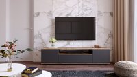 Consola TV Fr7 Antracit 180x44.6x44.5 cm - 4