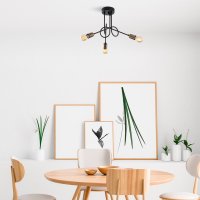 Lustra Viraj - Model 10875 Negru - 2