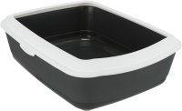 Litiera  37x15x47 cm Gri cu Alb 40184 - 1