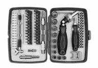 Trusa de Biti si Tubulare cu Clichet 70 piese Andowl Q LS9902 - 1