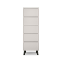 Comoda BORG, 5 sertare, casmir, 40x38,8x120,4 cm - 1