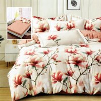 Lenjerie Finet 6 Piese cu Husa pentru Pat 160x200 si 180x200 - hf6p298 - 1