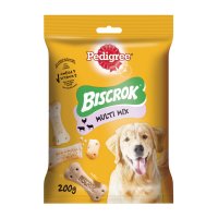PEDIGREE Biscrok Multi Mix pentru Câini - Biscuiți cu Pui, Vită și Miel, 200g - 1