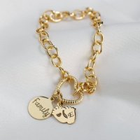 Brățară ELM-Round ROLO din Argint cu Aur Galben 18K - 1