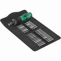 Set surubelnita si biti Kraftform Kompakt Turbo 1 de la Wera - 19 piese - 1