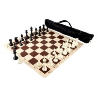 Combo Master: Piese Staunton 6 Master +Tabla vinil maro + Geanta - 1
